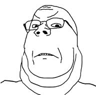 angry double_chin fat glasses soyjak variant:gapejak // 814x800 // 39.2KB