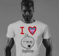 buff clothes gigachad irl logo looking_at_you onion soybooru transgender_flag transheart variant:soyak // 1080x1021 // 364.8KB