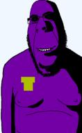badge biting_lip black_sclera closed_mouth creepy evil five_nights_at_freddy's five_nights_at_freddy's_2 glasses nipple ominous purple_guy purple_skin soyjak stubble subvariant:hornyson variant:cobson video_game william_afton // 948x1547 // 34.7KB