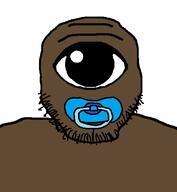 alien alien_nigger_baby babic baby bald black_skin cyclops joypixels nigger nigger_baby pacifier stubble subvariant:lawrence subvariant:neutralplier tbc the_bat_commune variant:markiplier_soyjak you // 481x521 // 42.5KB