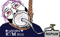 acab anesthesia blood blood_from_eyes bloodshot_eyes copium crying gas_cylinder glasses hair hanging knowyourmeme mask mod mustache open_mouth oxygen_mask purple_hair rope soyjak stubble suicide text tongue tranny transheart variant:bernd yellow_teeth // 1152x719 // 541.0KB
