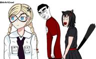 alunya angry blue_eyes cat_ear cravat glasses leftypol variant:chudjak yellow_hair // 2048x1257 // 239.9KB