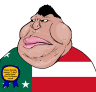 (you) award brown_skin fat flag flag:yucatan gynaecomastia hair lips mayan mayan_language mexico meximutt obese open_mouth series:mexican_states soyjak star_(symbol) state teeth tongue transparent_background variant:meximutt yellow_teeth yucatan // 888x849 // 47.8KB