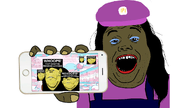 artist:conservativewaluigi black_skin brimstone brown_skin censored conservativewaluigi_(namefag) fart flag:transgender_pride_flag hrt meta:namefags meta:op_took_a_selfie_of_xerself namefag_drama namefags open_mouth phone shitskin showing_phone tranny transgender_flag variant:alicia variant:impish_soyak_ears waluigi whoops_can't_show_that_in_a_christian_manga // 1280x720 // 303.4KB
