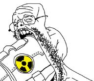 artist:QQlive beard gape glasses ms_paint neckbeard nuclear open_mouth truth_nuke variant:soyak // 689x594 // 49.8KB