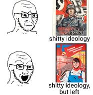 communism excited fixed ideology nazism text variant:soyak // 2260x2320 // 1.4MB