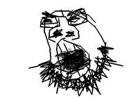 angry animated beard drawfag drawing glasses meta:not_oc open_mouth soyjak variant:cobson wigglypaint // 355x261 // 9.4KB