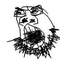 angry animated beard drawfag drawing glasses meta:not_oc open_mouth soyjak variant:cobson wigglypaint // 355x261 // 9.4KB