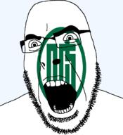 angry flag flag:gifu gifu glasses hair japan japanese_text looking_to_the_left open_mouth soyjak stubble teeth text thick_eyebrows todofuken transparent_background variant:cobson // 721x789 // 33.4KB