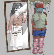 brownoid drawing femboy flies fnf_pedo gender_dysphoria mirror tranny trend:jartycuck troon variant:soytan // 875x879 // 56.7KB