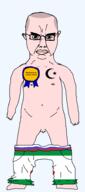 award balding flag flag:ingushetia flag:russia full_body glasses hair ingushetia islam money naked nsfw penis russia skinhead small_penis soyjak star_(symbol) star_and_crescent subvariant:chudjak_front subvariant:obsessedchud text transparent transparent_background underpants variant:chudjak white_skin // 848x1911 // 47.7KB