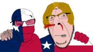 2soyjaks angry bald blood bloodshot_eyes chudnater2(namefag) flag:texas glasses hair looking_at_you no_more_brother_wars nosebleed stubble tex_(user) texas tinted_glasses variant:cobson variant:feraljak white_background white_skin yellow_hair // 1920x1080 // 161.2KB