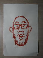 blood glasses irl open_mouth paper soyjak stubble table variant:nojak // 3000x4000 // 1.6MB