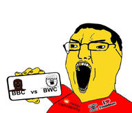 3soyjaks alternate arm asian badge bbc bwc clothes dejong_xaio femdom glasses hair hand holding_object holding_phone i_love logo mustache open_mouth phone r_aznidentity reddit reddit_moment soyjak stubble variant:a24_slowburn_soyjak variant:chudjak yellow_skin yellow_teeth // 885x758 // 241.9KB