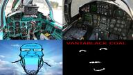 2soyjaks airplane calm cloud cockpit dcs_world f-15_eagle fighter_jet meta:tagme mig-31 sky vantablack variant:cobson variant:markiplier_soyjak // 1920x1080 // 451.7KB