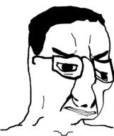 deflated distorted glasses hair liquify_tool sad variant:chudjak // 645x770 // 53.1KB