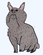 blob bunny_ears chest_hair cute domestic_rabbit ear european_rabbit eyes faggot four_legs furry lines norway nose paws puppy_eyes rabbit series:animaljaks subvariant:büninjaak sweden tail tiny toony variant:impish_soyak_ears weird // 960x1223 // 160.8KB