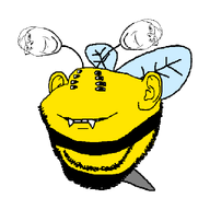 3 animal antenna bee bug ear no_nose smile soyjak soyjaks stubble subvariant:impish_bee subvariant:wholesome_soyjak transparent_background variant:gapejak variant:impish_soyak_ears wing // 800x800 // 16.2KB
