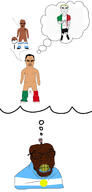 argentina brainlet chud clenched_teeth closed_mouth country drool flag:argentina flag:italy hair iq italy retard swastika thinking thought_bubble tiny_penis variant:chudjak variant:feraljak yellow_teeth // 1634x3406 // 872.1KB