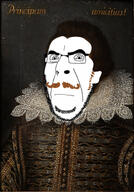 brown_hair closed_mouth collared_shirt mustache painting renaissance variant:cobson white_skin william_shakespeare // 800x1149 // 789.0KB