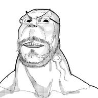 angry buff closed_mouth frown glasses oekaki redraw soyjak stubble variant:gapejak vein // 700x700 // 43.5KB