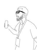 builderman clothes ear glasses hair holding_object open_mouth roblox soyjak stubble tshirt variant:unknown // 748x989 // 96.8KB