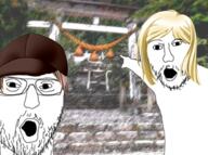 anime female higurashi hinamizawa shrine storage_room takano_miyo tomitake_jirou variant:two_pointing_soyjaks video_game // 637x476 // 505.6KB