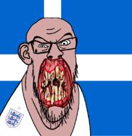 angry animal british distorted ear flag flag:shetland flower glasses hair irl lion open_mouth plant rotten_teeth scotland shetland soyjak stubble teeth united_kingdom variant:feraljak white_skin yellow_teeth you_were_one_i_ker // 1048x1081 // 268.2KB