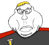 badge clothes glasses hair nate soyjak soyjak_party stubble subvariant:meximutt_front text tshirt variant:meximutt yellow_hair // 918x845 // 45.5KB