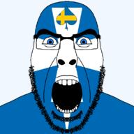 angry animal blue_eyes county cross facial_mark flag flag:rogaland flag:sweden forehead_mark glasses hair looking_at_you norway open_mouth queen_of_spades rogaland soyjak spade stubble subvariant:cobson_front2 subvariant:spadeson sweden thick_eyebrows transparent_background variant:cobson // 800x800 // 32.9KB