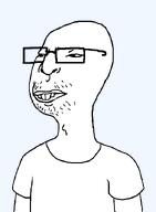 alternate angry asian glasses japan series:muttverse slant_eyes soyjak stubble subvariant:nipmutt template variant:meximutt // 516x704 // 11.2KB