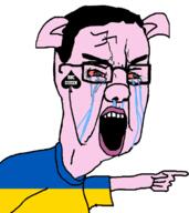 bbc crying flag:ukraine pig pigger ukraine variant:chudjak // 680x762 // 90.2KB