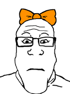 bowtie closed_mouth eyelashes glasses looking_at_you neutral subvariant:neutralplier variant:markiplier_soyjak white_background // 600x800 // 78.2KB