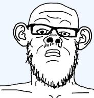 closed_mouth ear glasses moustache neutral soyjak stubble subvariant:a24_ears template variant:a24_slowburn_soyjak white_skin // 1024x1068 // 30.9KB