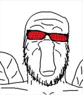 animal bug fly glasses soyjak stubble variant:a24_slowburn_soyjak wing // 458x525 // 43.1KB