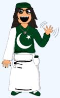 arm beanie blush brown_eyes brown_hair clothes crescent flag flag:pakistan full_body gemersonlakeandpalmer_(user) glasses hair hand necklace nintendo nintendo_switch open_mouth paki series:name-tan star_(symbol) star_and_crescent variant:soytan video_game wave waving // 1352x2196 // 66.6KB
