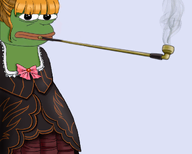 07th_expansion amphibian beatrice frog hair nas:pepe pepe_the_frog pipe smoking umineko visual_novel // 1055x845 // 357.4KB