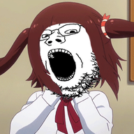 animated anime glasses open_mouth soyjak stubble variant:gapejak // 500x281 // 424.7KB