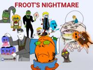 angry anti_froot anti_nusoicacaist_front arm baby babybot closed_mouth clothes crying discord discord_drama doxx doxxcord doxxed ear fdl frog froot glasses hair hand janny key multiple_soyjaks nate noot open_mouth pepe pillow pizza ronald ronaldmcdonald_(user) root sleeping smile stubble subvariant:chudjak_front subvariant:nucob text variant:chudjak variant:cobson variant:cryboy_soyjak variant:gapejak variant:nojak variant:rupturejak // 1440x1080 // 970.0KB