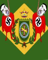 2soyjaks ack arm bloodshot_eyes brazil brazil_empire clothes crying flag flag:nazi_germany glasses hair hand hanging leg monarchy mustache nazism open_mouth pol_(4chan) politics rope soyjak subvariant:patrick suicide swastika tongue variant:chudjak yellow_teeth // 1080x1350 // 1.2MB