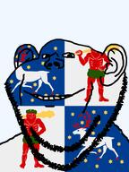 animal clothes club country county elk flag flag:norbotten glasses hair holding_club holding_object norrbotten open_mouth red_skin soyjak star_(symbol) stubble sweden teeth transparent_background variant:gapejak wildman // 598x800 // 111.7KB