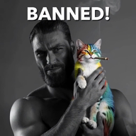 animal blunt cat color_wheel gigachad grey_skin i_am_the_big_buff_grey_man joint mustard nas:gigachad rainbow smoking // 560x560, 6s // 1.8MB