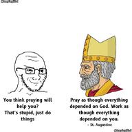 christianity meta:tagme saint_augustine soyjak text variant:soyak // 1080x1080 // 74.8KB