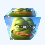cube frog froglaugh laughing pepe pepe_the_frog rotating // 250x250 // 765.7KB