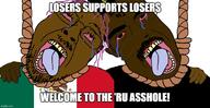 2soyjaks OrientalTrollface_(user) ToonSoy_(NameFag) armenia black_skin booru.soy brown_skin christianity flag:mexico glasses hair hand hanging happy_merchant judaism meme mexico mustache nose orthodox orthodox_cross rope shitskin subvariant:chudjak_front suicide text tradcath tranny variant:bernd variant:chudjak // 970x499 // 125.8KB