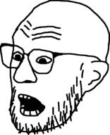 ear glasses open_mouth soyjak stubble variant:unknown // 693x851 // 35.4KB