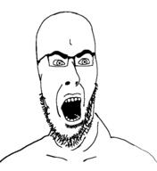 cobbertson fusion glasses looking_to_the_right open_mouth splice stephen_colbert stubble variant:cobbert variant:cobson // 518x565 // 10.0KB