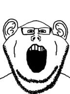 beard ear glasses subvariant:impish_front variant:impish_soyak_ears variant:markiplier_soyjak // 598x800 // 88.0KB