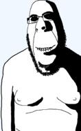 arm biting_lip creepy distorted evil fat glasses ominous rape series:hornyjaks shadow smile soyjak stubble subvariant:hornyson template variant:cobson // 948x1547 // 26.0KB