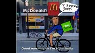 animated bicycle canada city glasses india indian irl_background mcdonalds meta:ai_generated music pajeet soyjak subtitles subvariant:chudjak_front text uber_eats variant:chudjak video // 1920x1080, 106s // 26.6MB